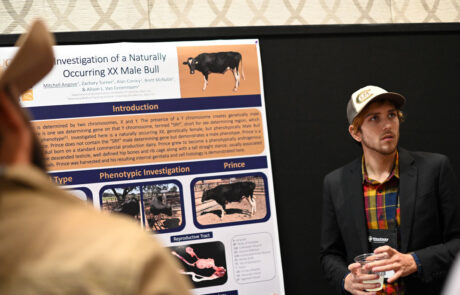 Student at poster session