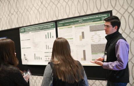 Student at poster session