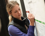 Student at poster session