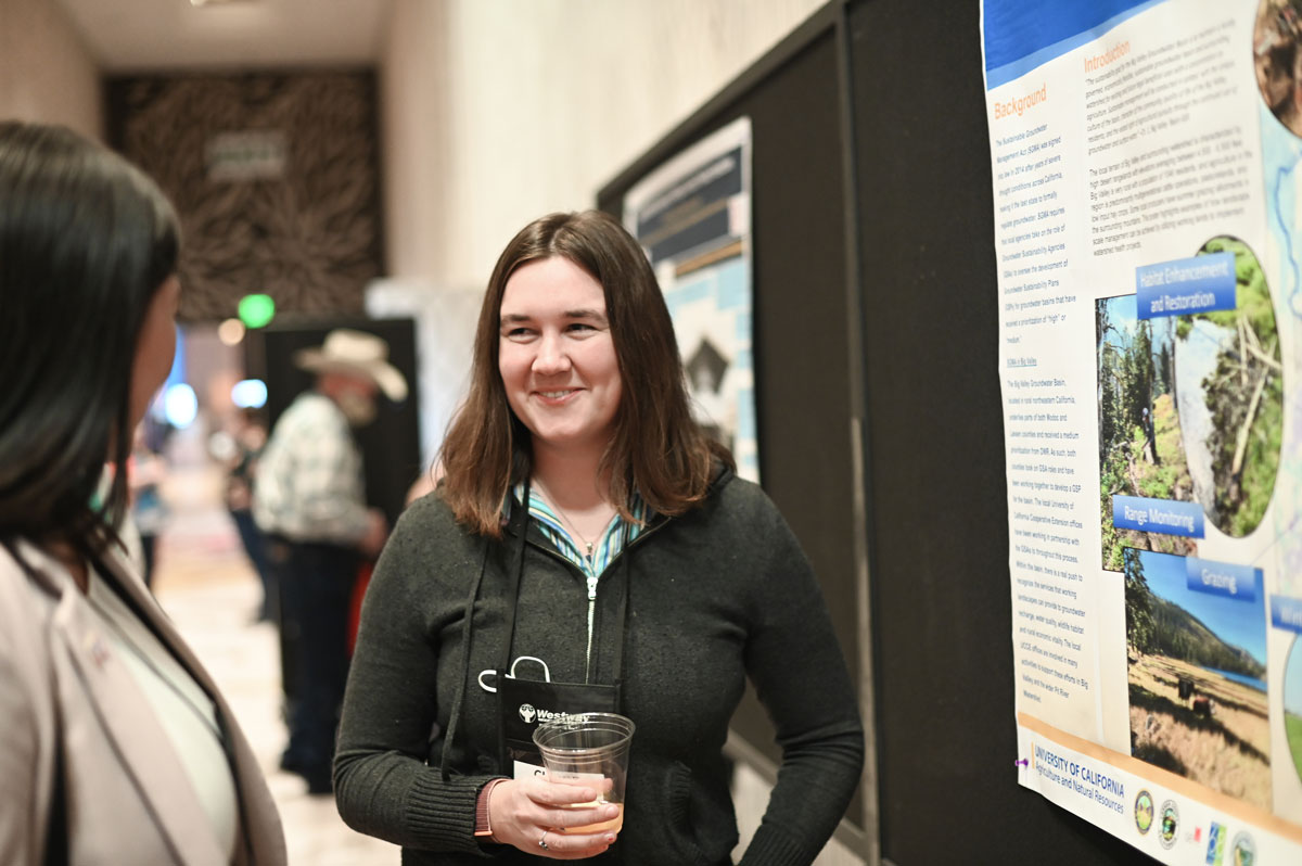 Student at poster session