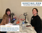 Katie and Sigrid recording the episode